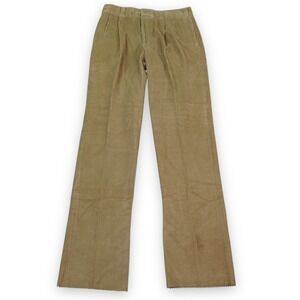 Bills Khakis Pants Mens 35x38 Khaki Tan Wide Wale Corduroy M2 Corduroy USA Pleat